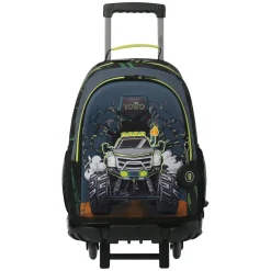 Totto - Mochila con ruedas Monster Race L