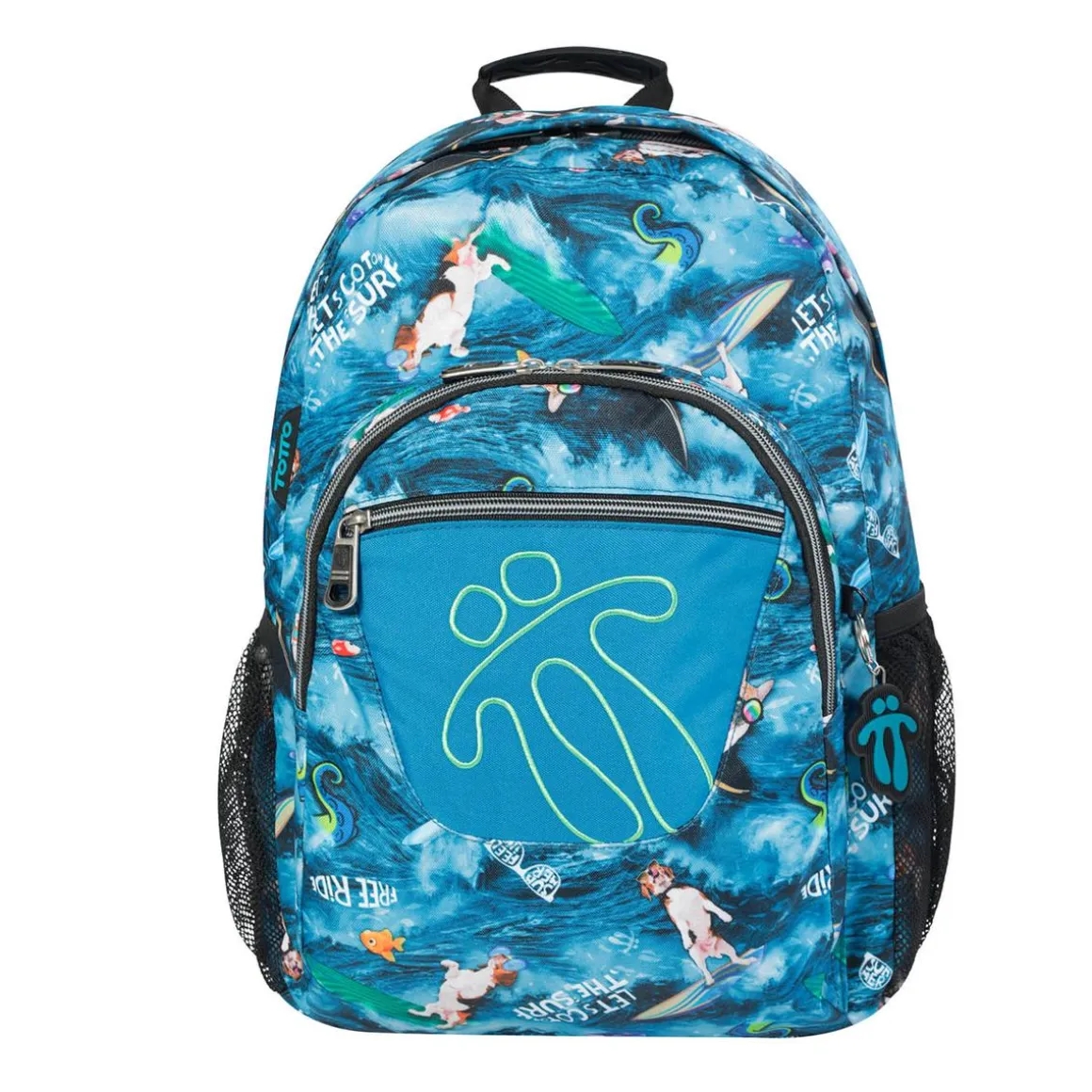 Totto - Mochila escolar adaptable a carro Acuareles Fyru