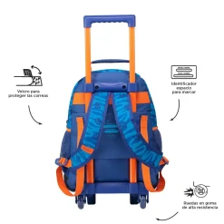 Totto - Mochila escolar con ruedas pequeña Little Avatar