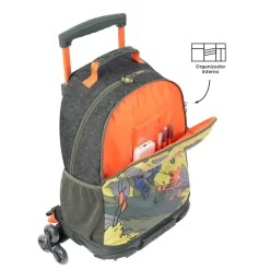 Totto - Mochila escolar con ruedas grande Brawlmaster