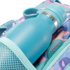 Totto - Mochila escolar con ruedas Renglones - Natury