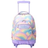 Totto - Mochila escolar con ruedas arcoíris Renglones
