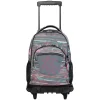 Totto - Mochila escolar con ruedas Renglones multicolor Jaspeado