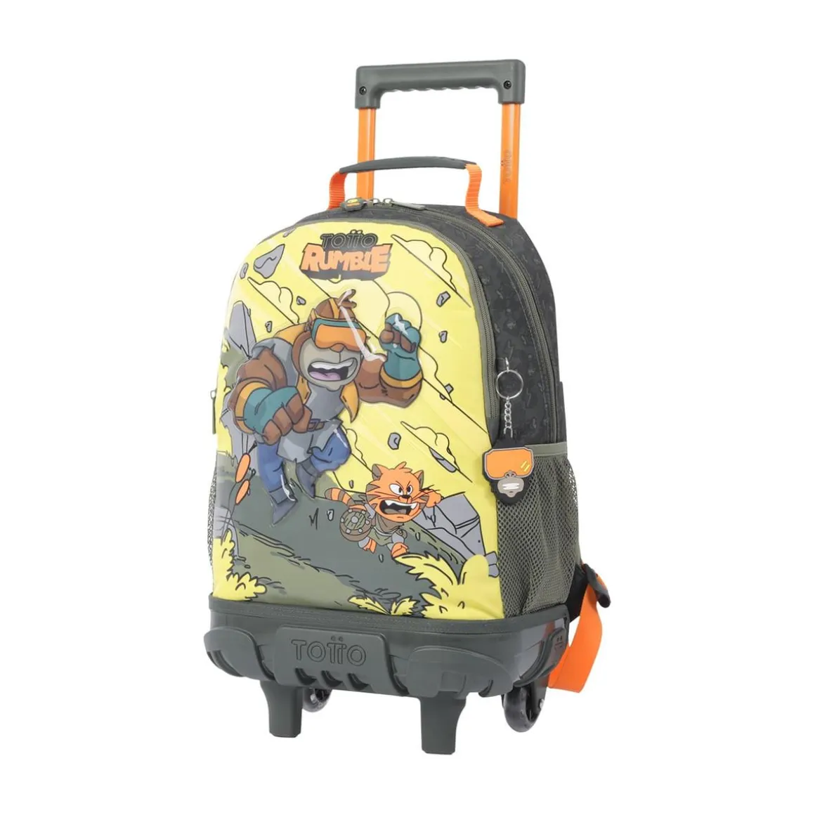 Totto - Mochila escolar con ruedas mediana Brawlmaster