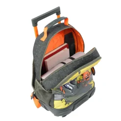 Totto - Mochila escolar con ruedas mediana Brawlmaster