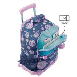 Totto - Mochila escolar con ruedas grande Sweet Candy