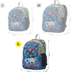 Totto - Mochila escolar grande Monark