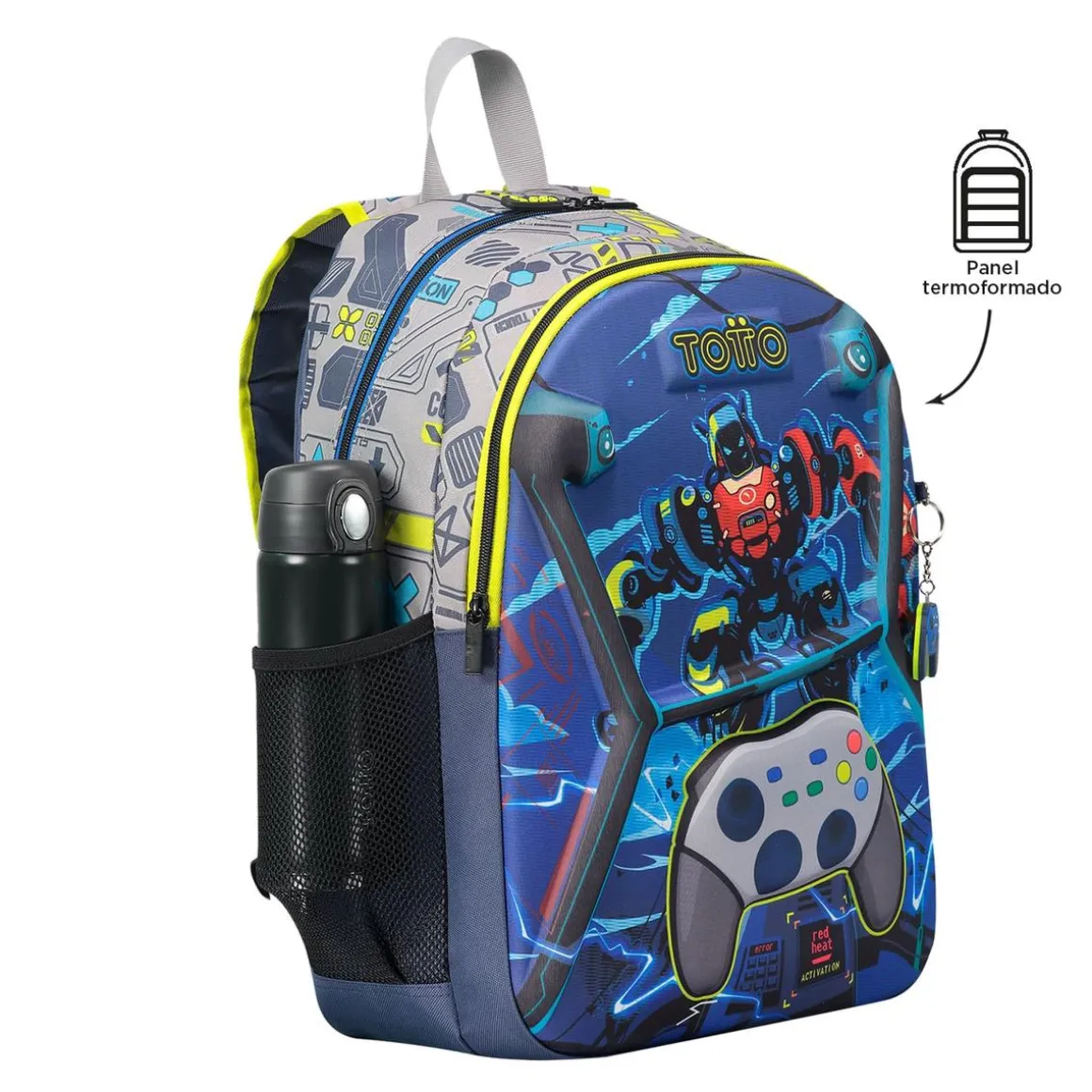 Totto - Mochila escolar grande Monark