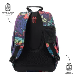 Totto - Mochila escolar graffiti Crayoles