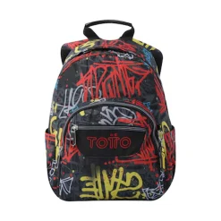 Totto - Mochila escolar gris tempera