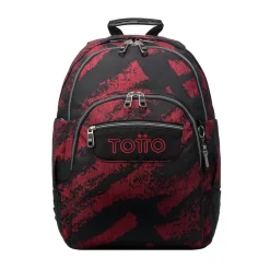 Totto - Mochila escolar tiza roja Crayoles