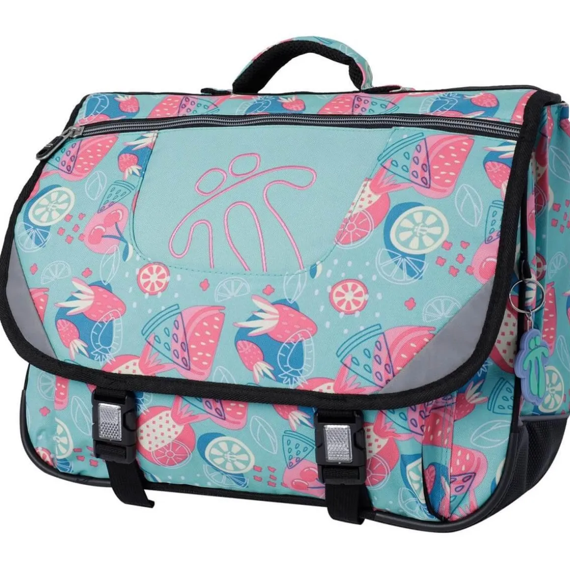 Totto - Mochila escolar Tijeras - Frutas