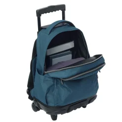 Totto - Mochila Renglones con ruedas Moroccan Blue