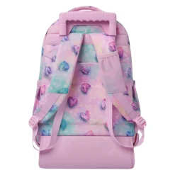 Totto - Mochila Renglones con ruedas Glitter Shiny Heart