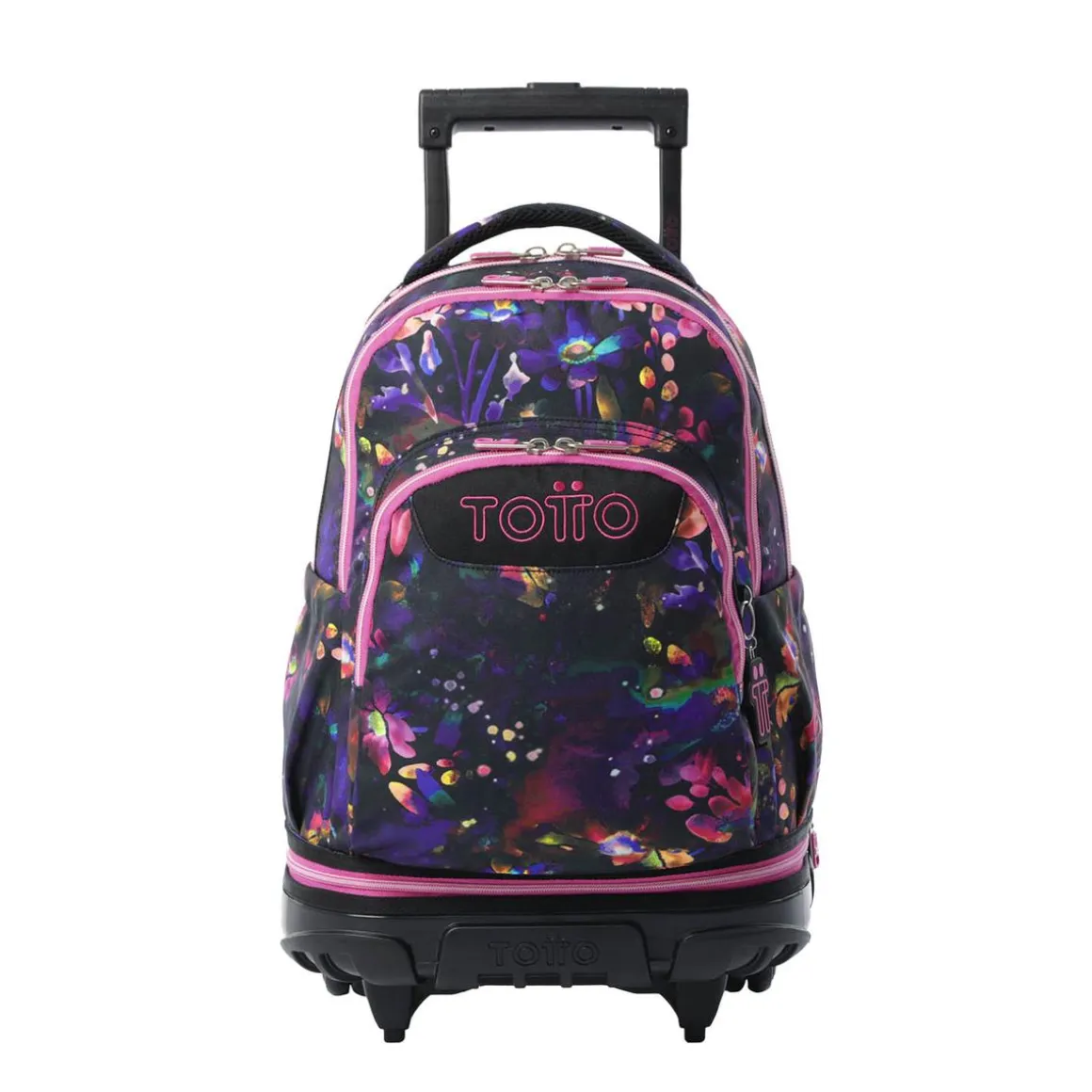 Totto - Mochila Tiza con ruedas Flower Galaxy