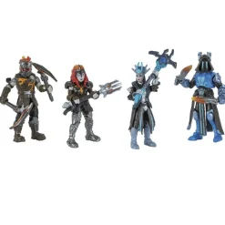 Toy Partner - Fortnite - Pack 4 figuras articuladas Micro Squad con herramientas 2.5 pulgadas ㅤ