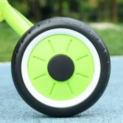 Triciclo con timbre y cesta Verde