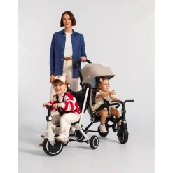 Triciclo evolutivo Wonder color hueso