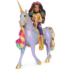 Unicorn Academy - Sophia y Wildstar con luz mágica