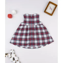 Vestido niña de cuadros tartán
