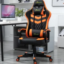 Vinsetto - Silla Gaming naranja-negro