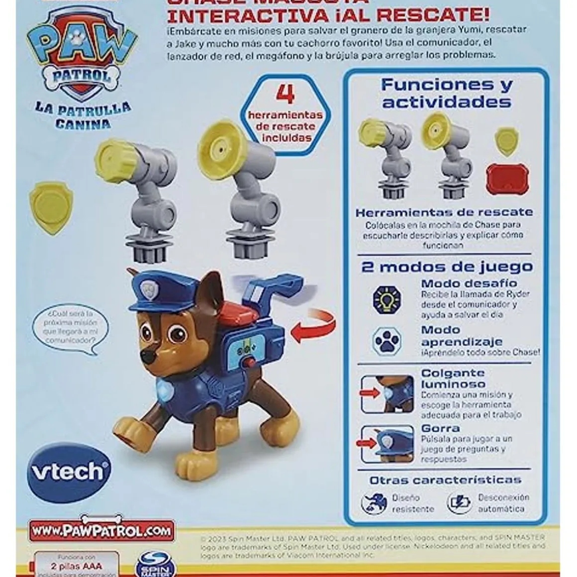Vtech - Mascota interactiva Chase VTech