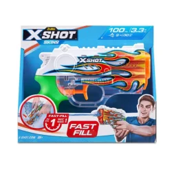 X-Shot - Pistola de agua Fast-Fill Skins Nano (varios colores)