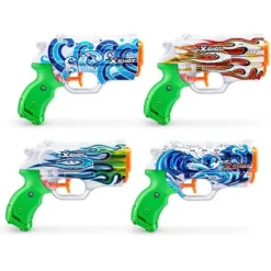 X-Shot - Set de 4 lanzadores de agua Fast Fill Skins