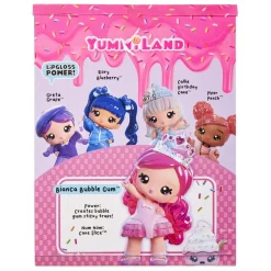 Yummiland - Muñeca Bianca Bubble Gum con lipgloss