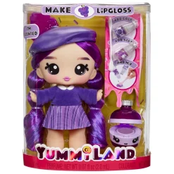 Yummiland - Muñeca Greta Grape con lipgloss