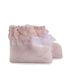 Zapatos de punto con lacito