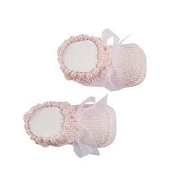 Zapatos de punto con lacito