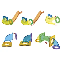 Zig Zag - Circuito de canicas magnético